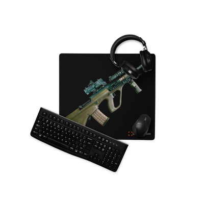 Universal Army Bullpup Rifle Gaming Mouse Pad/ Gunsmithing Mat - Black Background - Just The Piece