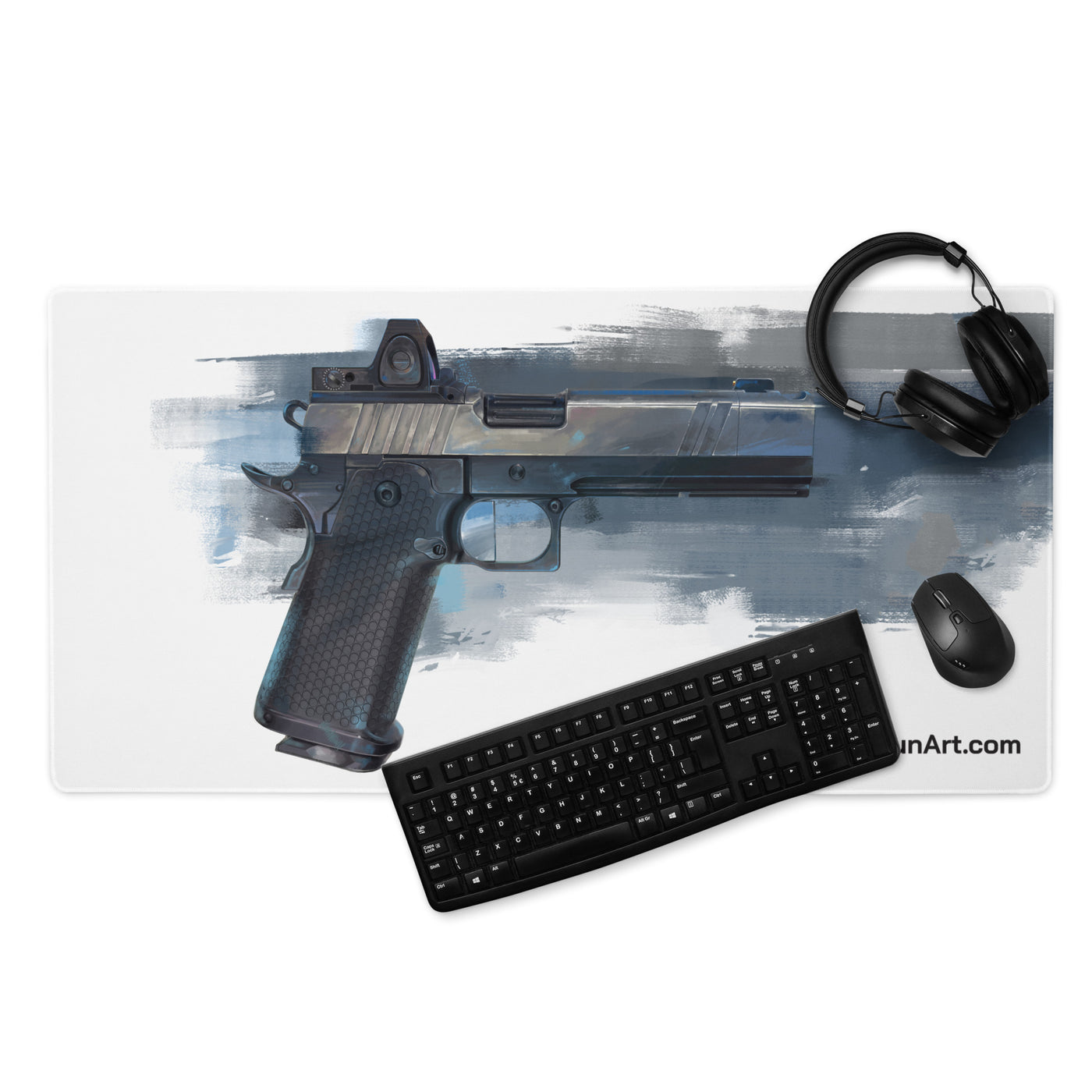 2011 Charlie Pistol Gaming Mouse Pad