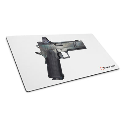 2011 Bravo Pistol Gaming Mouse Pad - Just The Piece - White Background