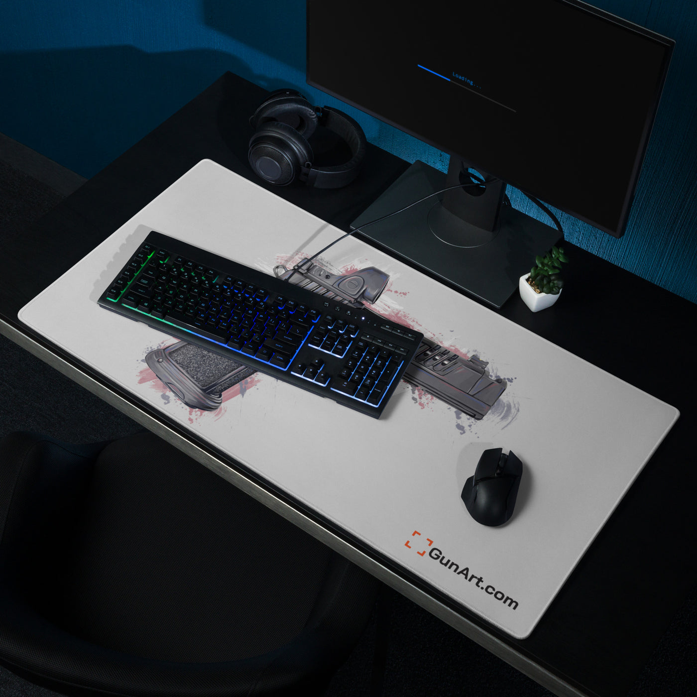2011 Delta Pistol Gaming Mouse Pad