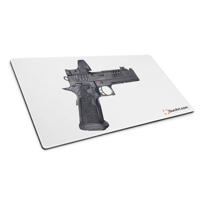 2011 Delta Pistol Gaming Mouse Pad - Just The Piece - White Background