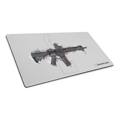 Defending Freedom - Delaware - AR-15 State Gaming Mouse Pad - Colored State