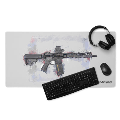 Defending Freedom - Colorado - AR-15 State Gaming Mouse Pad - White State