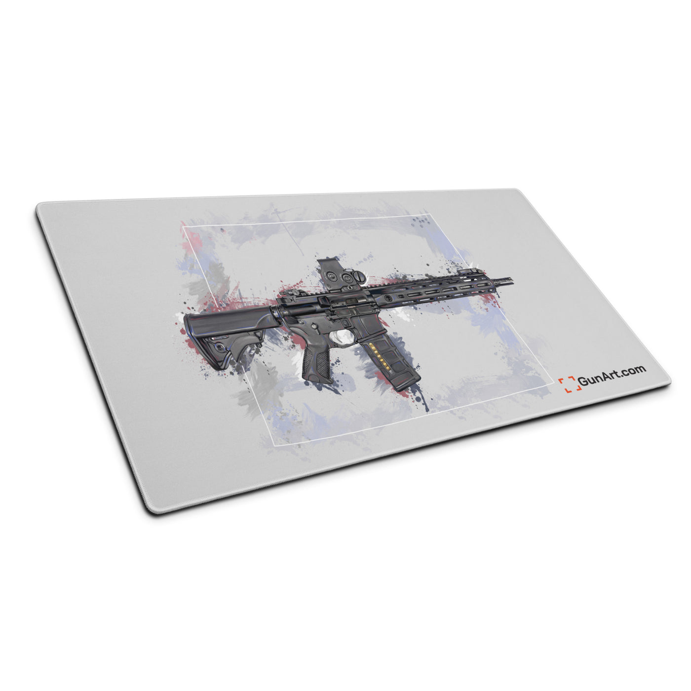 Defending Freedom - Colorado - AR-15 State Gaming Mouse Pad - White State
