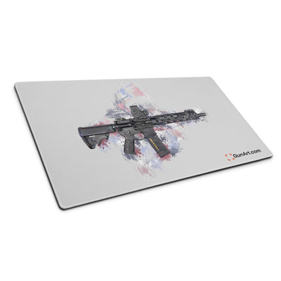 Defending Freedom - Maine - AR-15 State Gaming Mouse Pad - White State