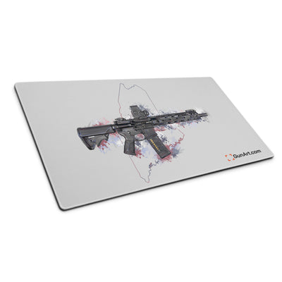 Defending Freedom - Maine - AR-15 State Gaming Mouse Pad - Colored State