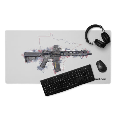 Defending Freedom - Minnesota - AR-15 State Gaming Mouse Pad - Colored State