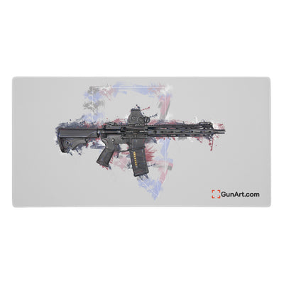 Defending Freedom - Nevada - AR-15 State Gaming Mouse Pad - White State