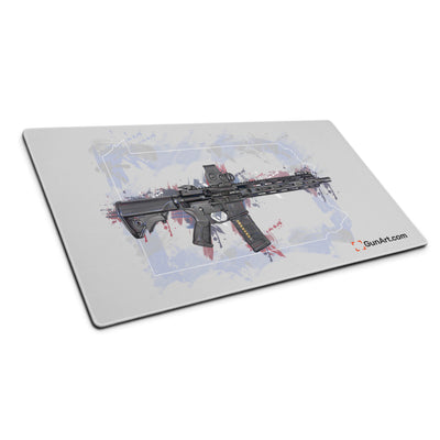 Defending Freedom - Pennsylvania - AR-15 State Gaming Mouse Pad - White State