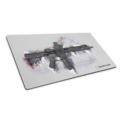 Defending Freedom - Virginia - AR-15 State Gaming Mouse Pad - White State