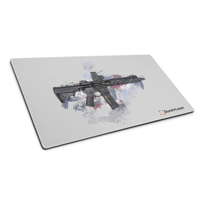 Defending Freedom - West Virginia - AR-15 State Gaming Mouse Pad - White State
