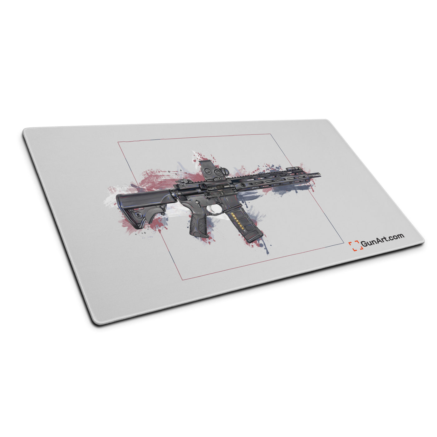 Defending Freedom - Wyoming - AR-15 State Gaming Mouse Pad - Colored State