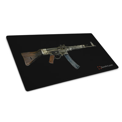 WWII German Assault Rifle Gaming Mouse Pad - Just The Piece - Black Background