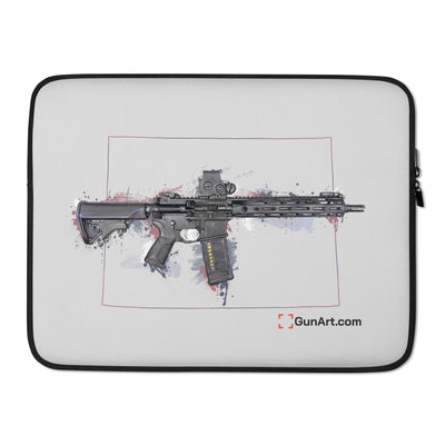 Defending Freedom - Colorado - AR-15 State Laptop Sleeve - Colored State