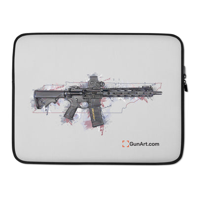 Defending Freedom - Tennessee - AR-15 State Laptop Sleeve - Colored State