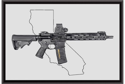 Defending Freedom - California- AR-15 State Painting (Minimal)