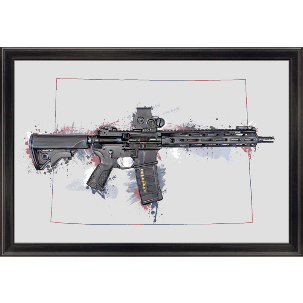 Defending Freedom - Colorado - AR-15 State Painting