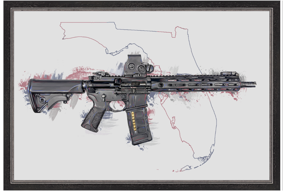 ar 15 line drawing