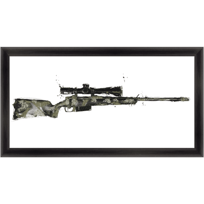The Harvester - Long Range Hunting Rifle Painting - Just The Piece