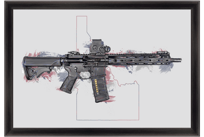 Defending Freedom - Idaho - AR-15 State Painting