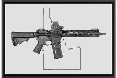 Defending Freedom - Idaho - AR-15 State Painting (Minimal)