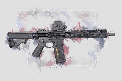 Defending Freedom - Iowa - AR-15 State Painting