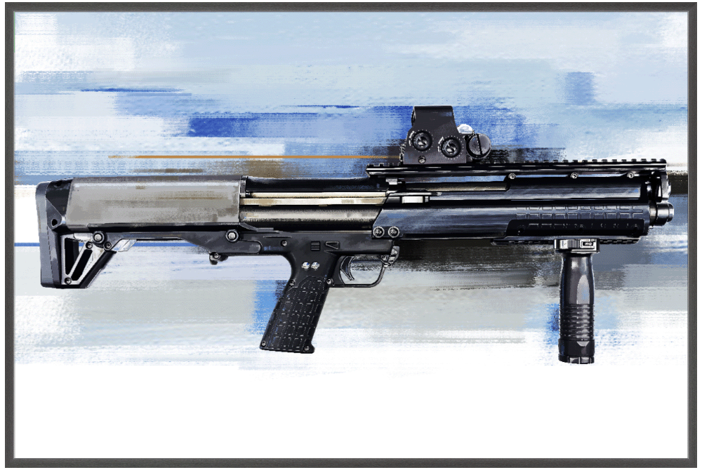 Tactical Bullpup Shotgun Painting
