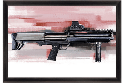 Tactical Bullpup Shotgun Painting
