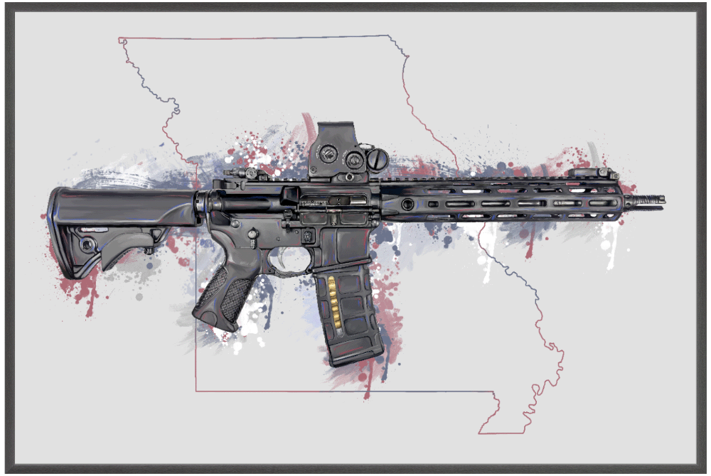 Defending Freedom - Missouri - AR-15 State Painting