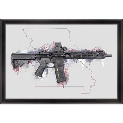 Defending Freedom - Missouri - AR-15 State Painting