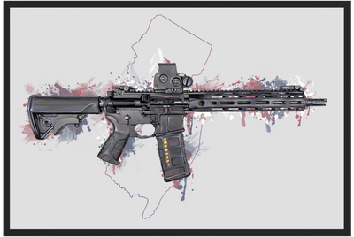 Defending Freedom - New Jersey - AR-15 State Painting