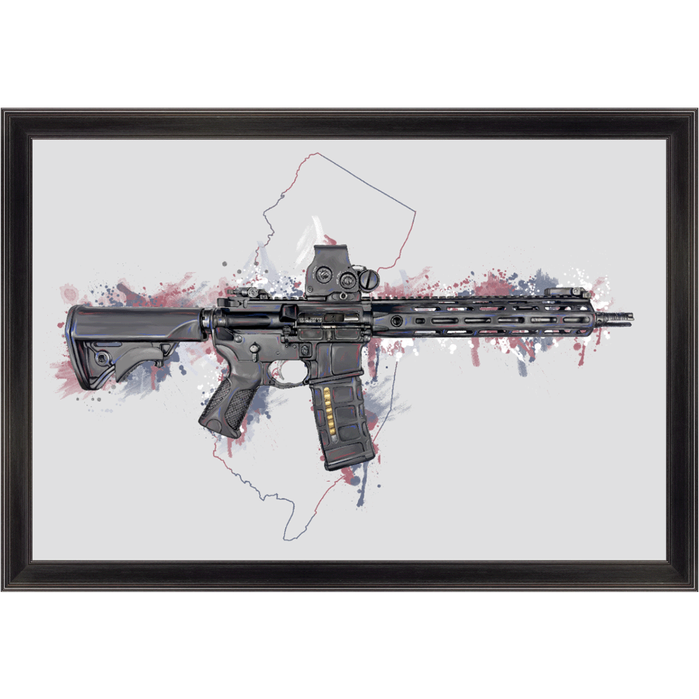 Defending Freedom - New Jersey - AR-15 State Painting