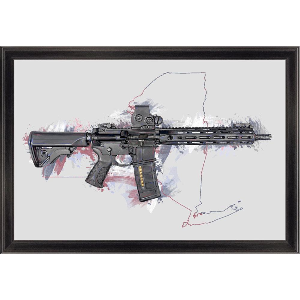 Defending Freedom - New York - AR-15 State Painting