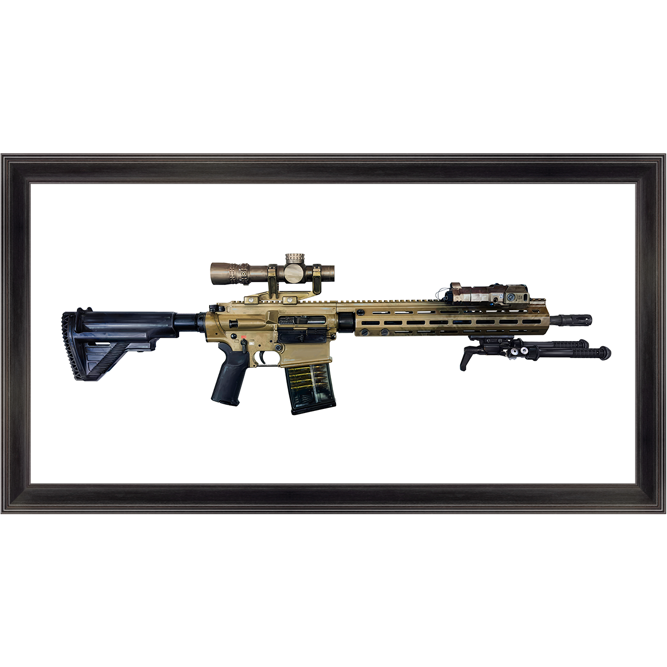German 7.62x51mm AR10 Battle Rifle Painting - Just The Piece
