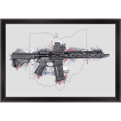 Defending Freedom - Ohio - AR-15 State Painting