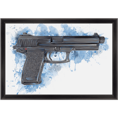 Tactical .45 ACP Poly Pistol Painting