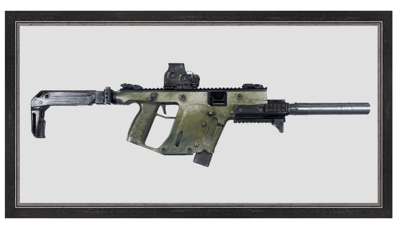 The Vindicator - Suppressed SMG Painting - Just The Piece