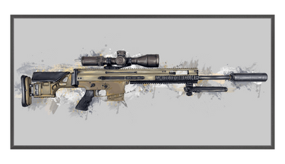Socom Sniper Rifle Painting