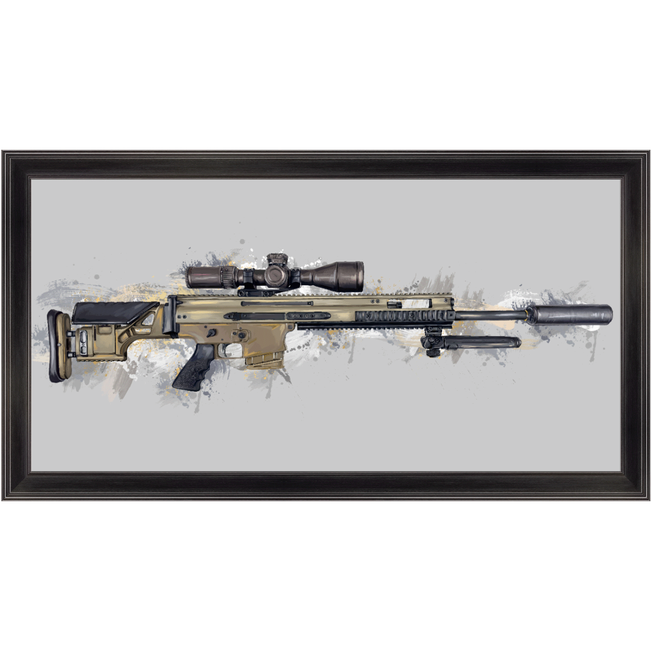 Socom Sniper Rifle Painting