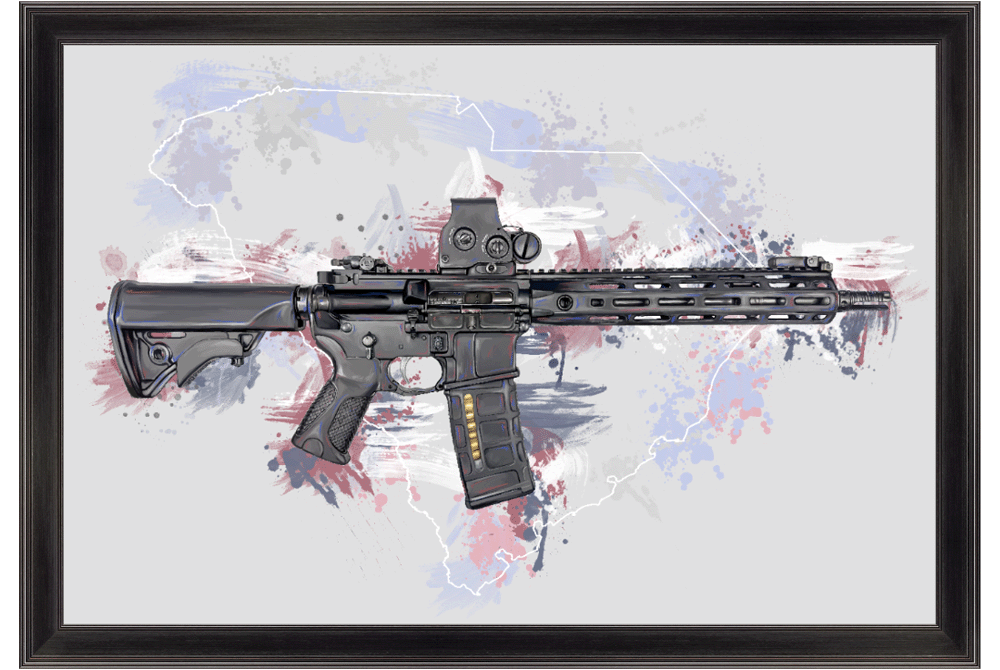 Defending Freedom - South Carolina - AR-15 State Painting