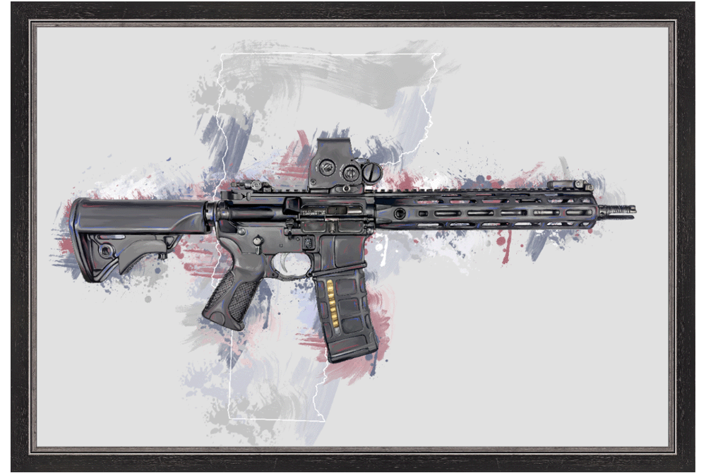 Defending Freedom - Vermont - AR-15 State Painting