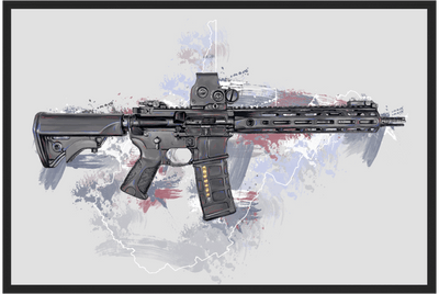 Defending Freedom - West Virginia - AR-15 State Painting